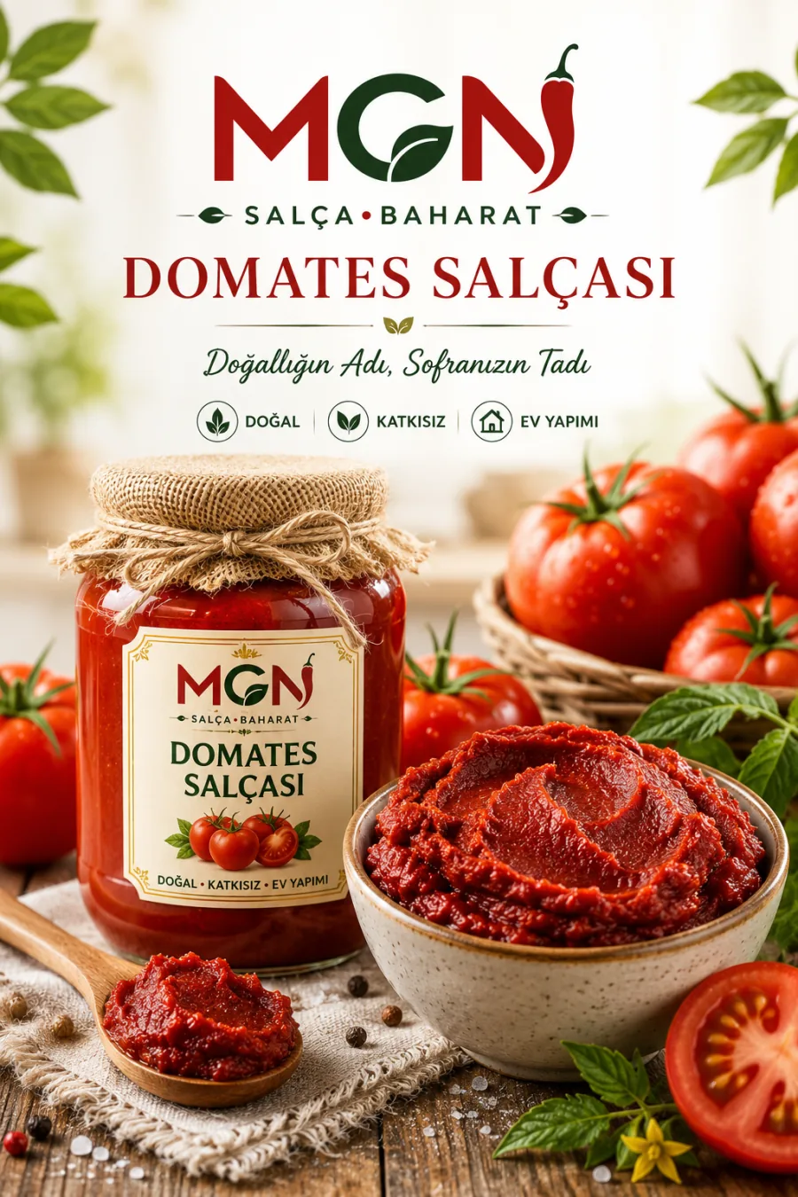 Ev Yapımı Domates Salçası