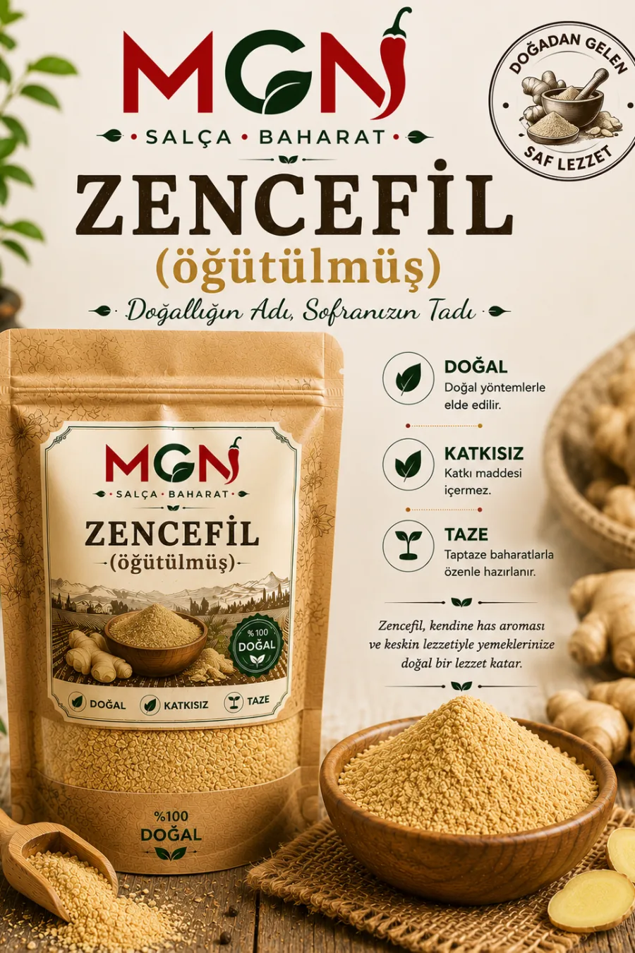 MGN Toz Zencefil