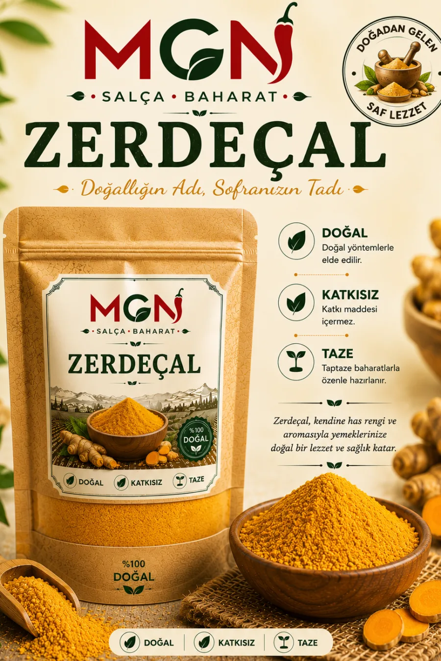MGN Toz Zerdeçal