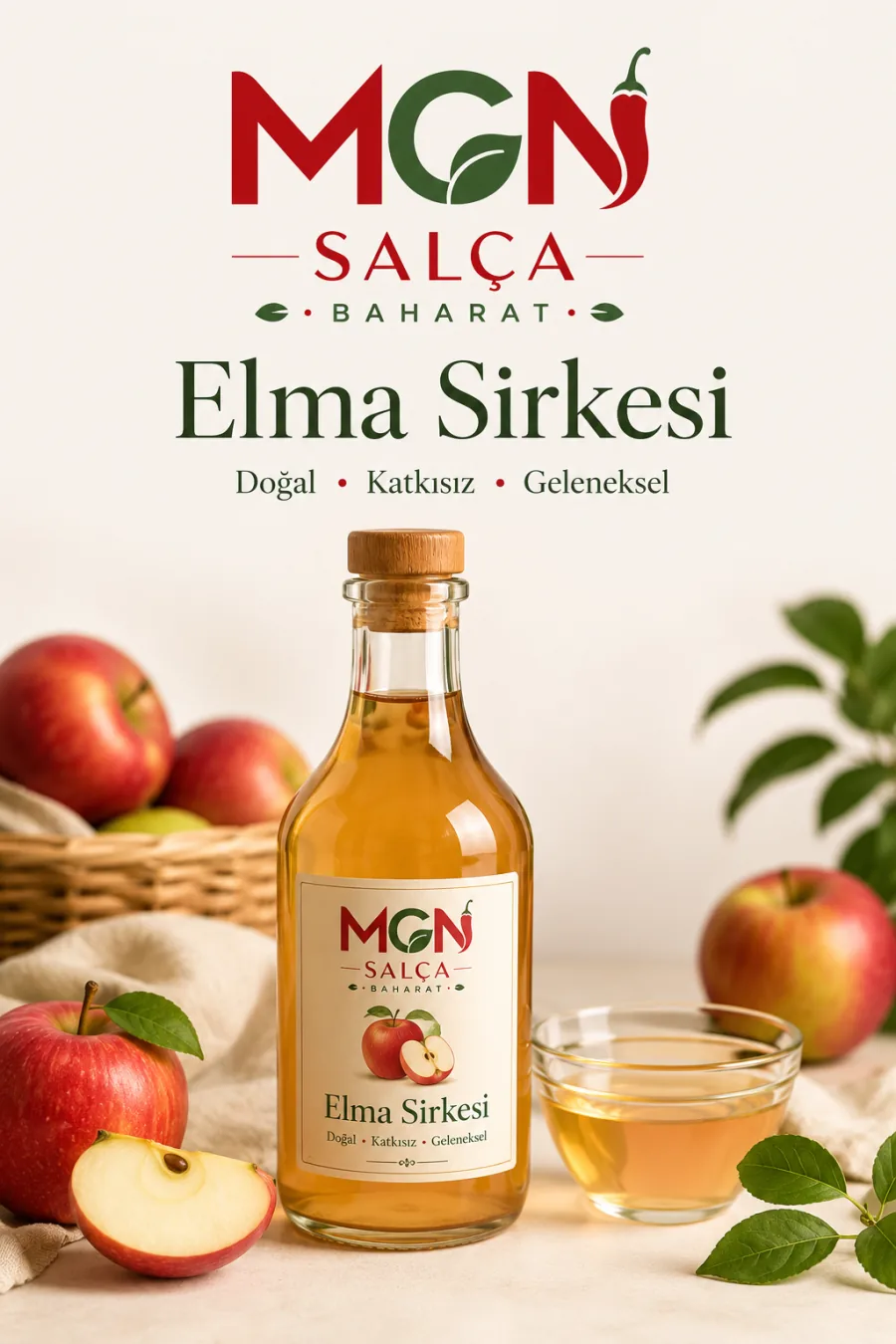 MGN Elma Sirkesi 500 ml