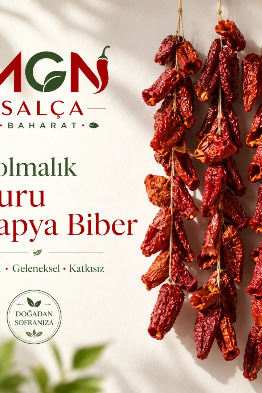 MGN Dolmalık Kuru Kapya Biber