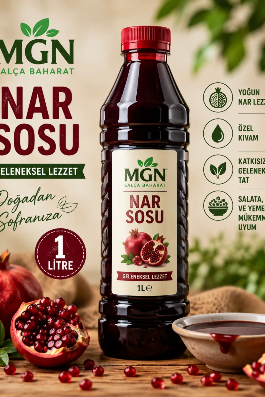 MGN Nar Sosu - 1 lt.