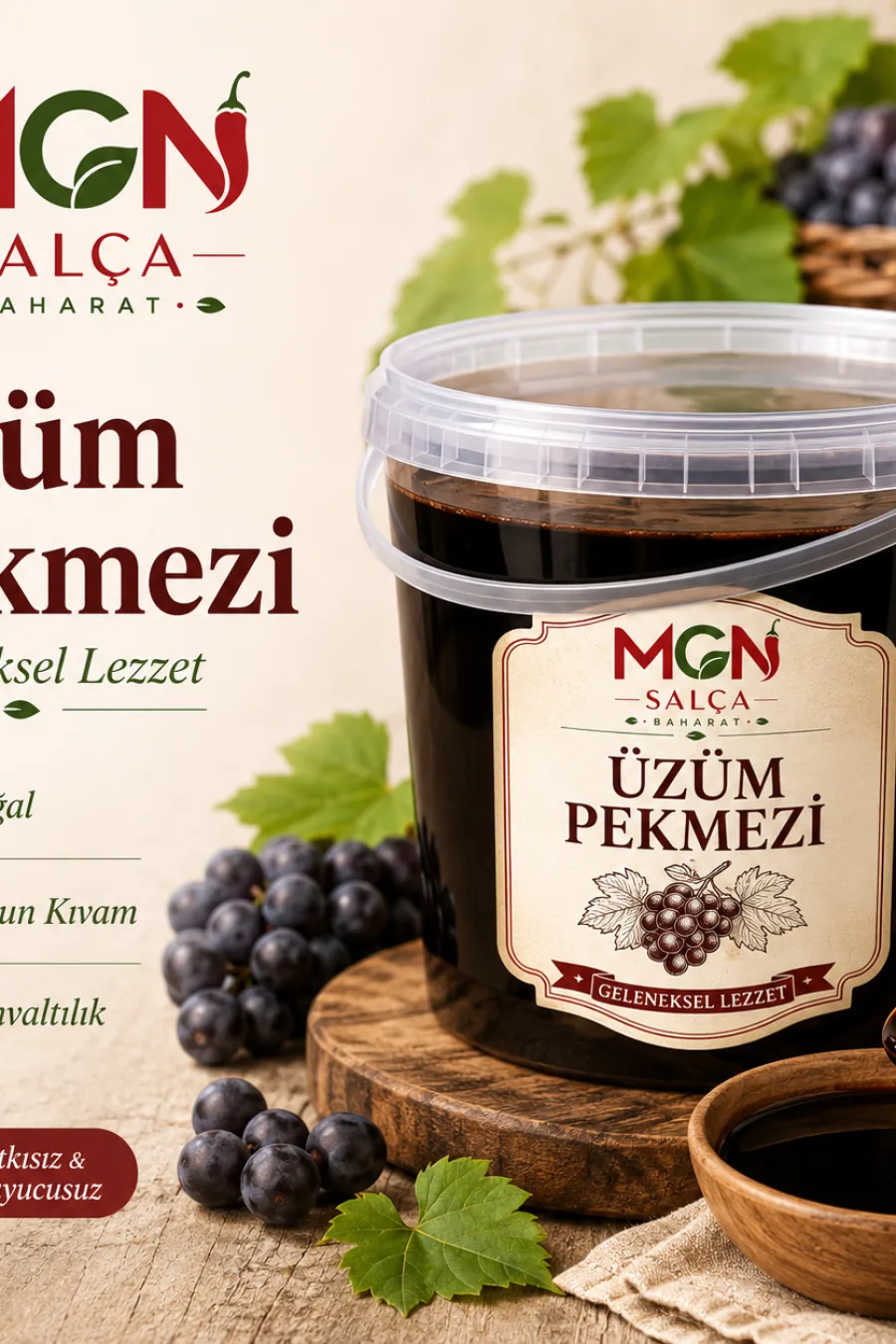 MGN Üzüm Pekmezi 1 kg.