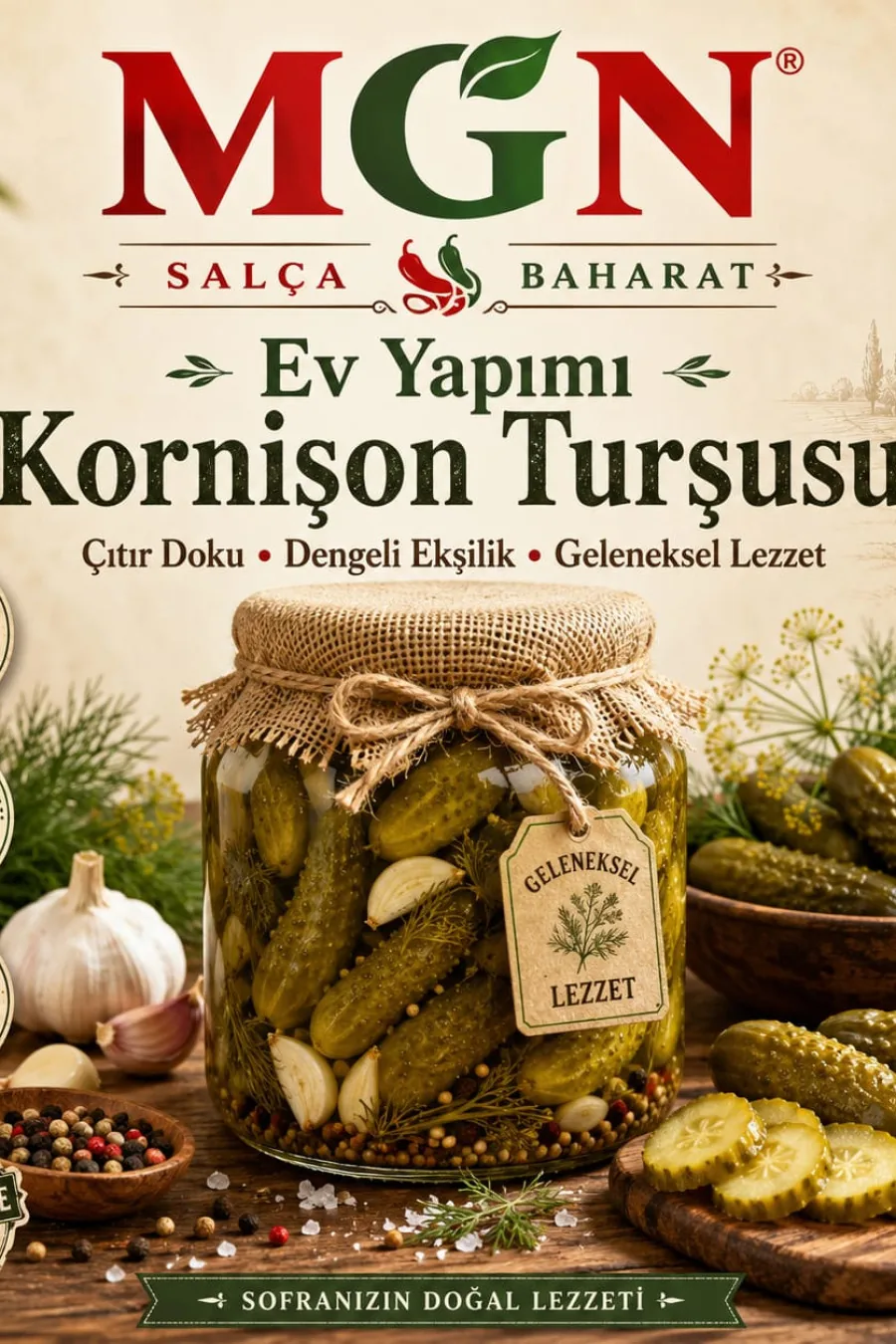 MGN Ev Yapımı Kornişon Turşusu