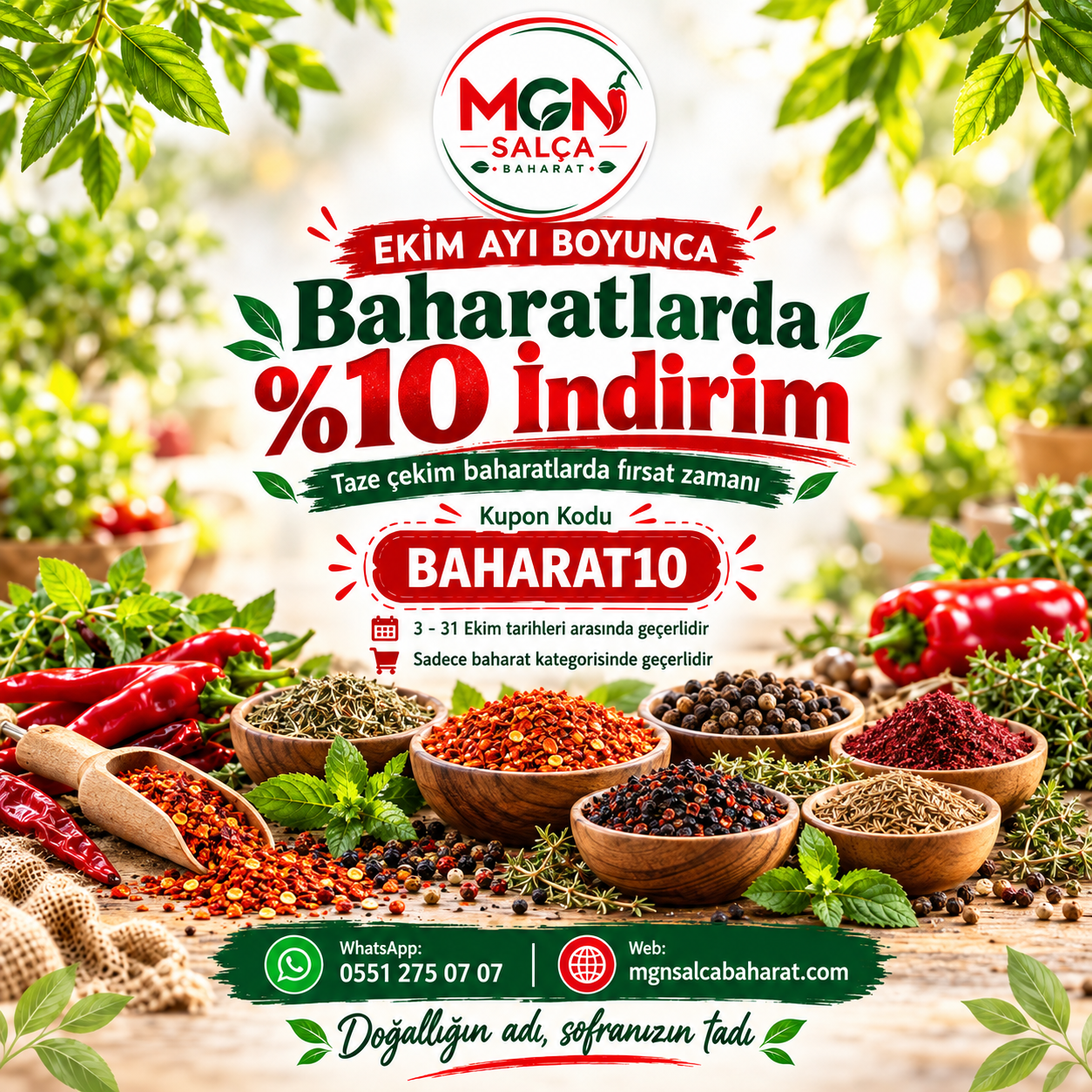 MGN Salça Baharat güncel kampanya